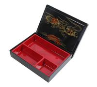 Bento Box giapponese, stoviglie tradizionali, ciotola per il pranzo, 3 scomparti