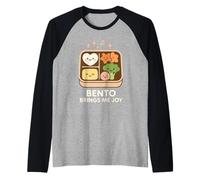 Bento Box Pasto Preparazione Pranzo Adulto Cucina Planner Lifestyle Maglia con Maniche Raglan
