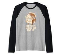 Bento Box Pasto Preparazione Pranzo Adulto Cucina Planner Lifestyle Maglia con Maniche Raglan
