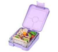Bento Box Porta Pranzo Lunch Box Bambini 4 Scomparti Porta Pranzo Viola