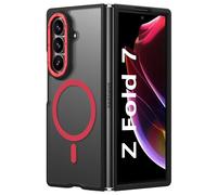 BENTOBEN Cover magnetica per Samsung Galaxy Z Fold 7 5G 2025 [compatibile con MagSafe], protezione antiurto custodia nera sottile traslucida opaca anti graffio