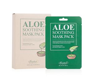 Benton Maschere lenitive all'aloe, 10 pezzi