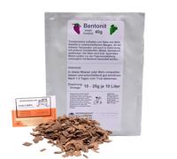 Bentonite 40g - Bentonite in Polvere per Chiarificante per Vino