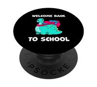 Bentornati a scuola insegnanti di biologia dello stegosauro dei dinosauri PopSockets PopGrip Adesivo
