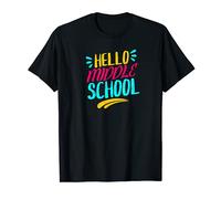 Bentornato a scuola carino Hello Middle School Maglietta