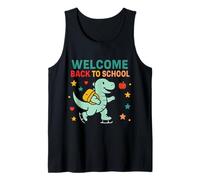 Bentornato a scuola Happy 3 Rex Cute Dinosaur Canotta
