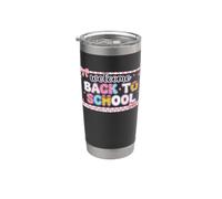 Bentornato a scuola Primo giorno di scuola Insegnante Studente Bicchiere termico in acciaio inox doppia parete