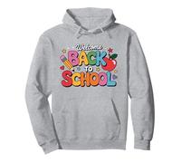 Bentornato a scuola Primo giorno di scuola Ragazzi Bambini Ragazze Felpa con Cappuccio