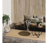 benuta Basic Tappeto da esterno Iowa - Beige 80x300 cm - Boho Juta-Look - Impermeabile UV balcone, terrazza, giardino, cucina, soggiorno - Robusto