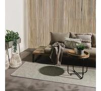 benuta Basic Tappeto da esterno Iowa - Grigio chiaro 80x250 cm - Boho Juta-Look - Impermeabile UV balcone, terrazza, giardino, cucina, soggiorno - Robusto