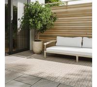 benuta Basic Tappeto Esterno & Interno Kaleo - Beige 200x300 cm - Motivi Geometrico - Impermeabile & Resistente ai raggi UV per Balcone, Terrazza, Giardino, Cucina & Soggiorno - Facile da Pulire