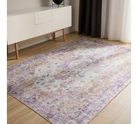 benuta Basic Tappeto Salotto George - Multicolore/Viola 160x230 cm - Lavabile - Fibra sintetica - Rettangolare & Stile: Vintage - Per camere da letto, sale da pranzo, soggiorni - facile da pulire