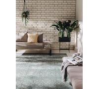 benuta Nest Tappeto da Esterno & Interno Artis - Verde 120x180 cm - Resistente per Balcone, Terrazza, Giardino - Cucina & Soggiorno - Botanico, Floreale, Shabby Chic, Vintage, Astratto