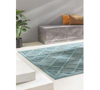 benuta Nest Tappeto Esterno & Interno Bonte - Turchese 160x230 cm - Resistente e Facile da Pulire - Per Balcone, Terrazza, Giardino - Cucina & Soggiorno - Geometrico, Stile Boho, Hygge Cozy