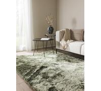 benuta Nest Tappeto Salotto a Pelo Alto Whisper - Verde 120x170 cm - Morbido e Accogliente per Camera da Letto e Soggiorno - Facile da Pulire - Adatto al Riscaldamento a Pavimento