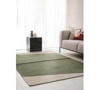 benuta Pop Lenny - Tappeto in cotone, 160 x 230 cm, 100% cotone, rettangolare, stile astratto, geometrico, a righe, minimalista, stile retrò, facile da pulire per il soggiorno
