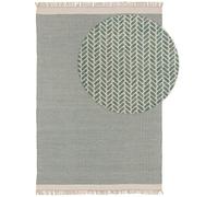 benuta Pure Tappeto Lana Kim - Menta 120x170 cm - Cotone - Rettangolare & Stile: Per camere da letto, sale da pranzo, soggiorni, corridoi o degli ospiti - facile da pulire