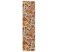benuta Tappeto Nest Noelia per interni ed esterni, multicolore, 70 x 240 cm, resistente e facile da pulire, rettangolare, per balcone, terrazza, giardino, cucina e soggiorno, motivo geometrico