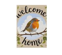 Benvenuti a Casa Carino Cartoon Uccello primavera bandiere all'aperto banner bandiere per esterno per la decorazione esterna 28x40 double sided