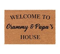 Benvenuti A Casa Della Nonna E Del Nonno Nonna Nonni Nonna Nonno Zerbini Per Internilavabilezerbinofunnytappeto Bagnocucinaesternoingresso40 X 60Cm