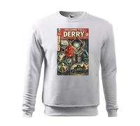 Benvenuti a Derry Pennywise It Capitolo Felpa unisex girocollo | Due Horror Clown Retro Halloween Stephen King Fan Arte da Carnevale Inquietante