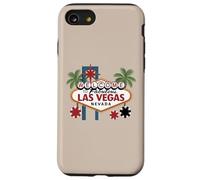 Benvenuti a Fabulous Las Vegas Nevada Gioco d'azzardo Poker Chips Custodia per iPhone SE (2020) / 7/8