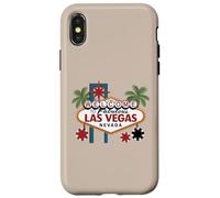 Benvenuti a Fabulous Las Vegas Nevada Gioco d'azzardo Poker Chips Custodia per iPhone X/XS