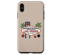 Benvenuti a Fabulous Las Vegas Nevada Gioco d'azzardo Poker Chips Custodia per iPhone XS Max
