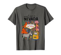 Benvenuti a Favoloso Las Vegas Nevada Retro Maglietta