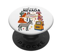 Benvenuti a Favoloso Las Vegas Nevada Retro PopSockets PopGrip Adesivo