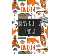 Benvenuti a India: 6x9 Diario di viaggio I Taccuino con liste di controllo da compilare I Un regalo perfetto per il tuo viaggio in India e per ogni viaggiatore