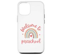 Benvenuti a insegnante prescolare Ritorno a scuola primo giorno Custodia per iPhone 12/12 Pro