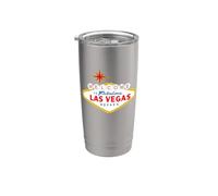 Benvenuti a Las Vegas Bicchiere termico in acciaio inox doppia parete