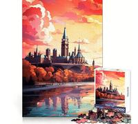 Benvenuti a Ottawa Jigsaw Puzzles for Adults 1000 Piece Coaching Mental Enjoyment Quiet Time Perfect Size Xmas Gift (38x52cm)
