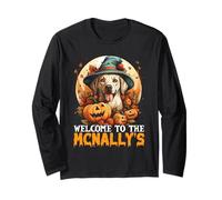 Benvenuti al Labrador di Halloween di McNally Maglia a Manica