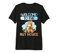 Benvenuti al Nut House Squirrel Maglietta Premium