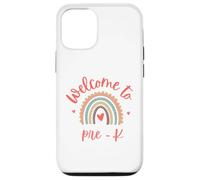 Benvenuti al primo giorno di scuola dell'insegnante pre-K Custodia per iPhone 12/12 Pro