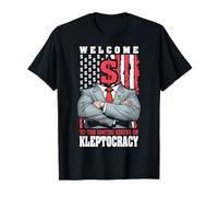 Benvenuti Alla Kleptocrazia Politico Corrotto Politica Maglietta