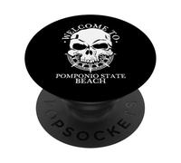 Benvenuti alla Spiaggia di Stato di Pomponio PopSockets PopGrip Adesivo