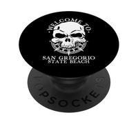 Benvenuti alla Spiaggia di Stato di San Gregorio PopSockets PopGrip Adesivo