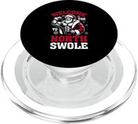 Benvenuti all'allenamento di sollevamento pesi di Natale North Swole PopSockets PopGrip per MagSafe