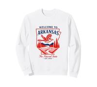 Benvenuti in Arkansas Design Vintage per Amanti della Natura Felpa