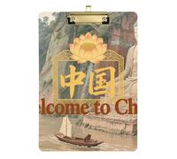 Benvenuti in Cina Paesaggio Cultura Infermieristica Appunti Hard Board per Allenatori Medical Classroom Size 9 x 12.5 Tabla para escribir