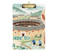 Benvenuti in Cina Scenario Cultura Appunti personalizzati Hard Board per Forniture in classe per insegnanti Elementary Size 9 x 12.5 Tabla para escribir