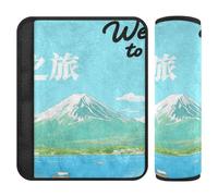 Benvenuti in Giappone Scenery Culture 2 Pack searbelt Cover Più Comfort Guida per la maggior parte delle auto Protector para cinturón de carro