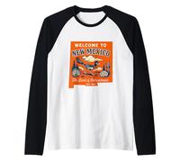 Benvenuti in Nuovo Messico La Terra dell'Incanto Maglia con Maniche Raglan