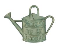 Benvenuti nel mio giardino irrigatore insegna in ghisa targa porta parete casa