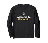 Benvenuti nel Mondo Postpartum Nurse Maglia a Manica