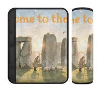 Benvenuti nel Regno Unito Scenery Culture 2 Pack cintura di sicurezza cinghia più comfort guida per camion Protector para cinturón de carro