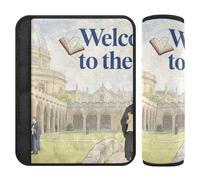 Benvenuti nel Regno Unito Scenery Culture 2 pz seggiolino auto Spallacci Pad Stop cintura di sicurezza taglio nel collo per zaino Protector para cinturón de carro